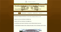 Desktop Screenshot of overbrooklivestock.com